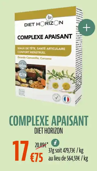 La Vie Claire DIET HORIZON Complexe apaisant offre