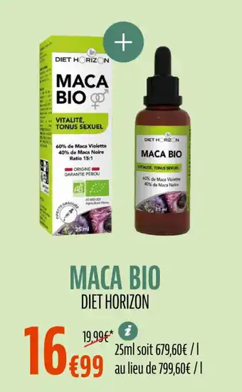 La Vie Claire DIET HORIZON Maca Bio offre