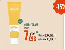 La Vie Claire WELEDA Cold cream offre