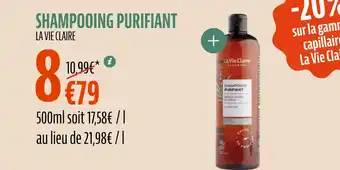 La Vie Claire LA VIE CLAIRE Shampooing purifiant offre