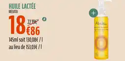 La Vie Claire MELVITA Huile lactée offre