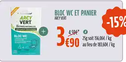 La Vie Claire ARCY VERT Bloc wc et panier offre
