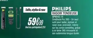 Philips - rasoir tondeuse ops622-15