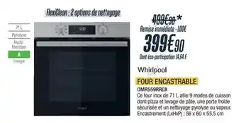 Whirlpool - four encastrable omr58nfrx