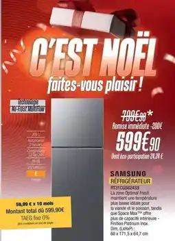 Proxi Confort Samsung - refrigerateur offre