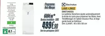 Proxi Confort Electrolux - lave-linge ew6v3465dqa offre