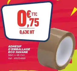 Bureau Vallée Adhesifs d'emballage eco havane offre