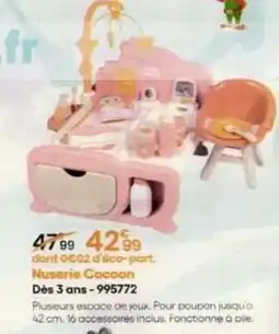 King Jouet Nuserie cococon offre