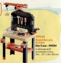 King Jouet Dim - etabili bricolo builder dès 3 ans offre