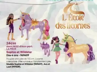 King Jouet Sophia et wildstar offre