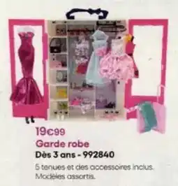 King Jouet Garde robe dés 3 ans offre