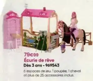King Jouet Ecuri de rêve dès 3 ans offre
