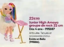 King Jouet Junior high maya groupe de rock 22 cm dès 4 ans- 995887 offre