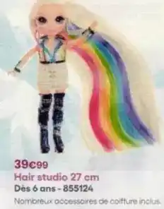 King Jouet Playmobil - hair studio 27 cm offre