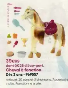 King Jouet Cheval à fonction offre