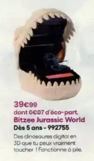 King Jouet Bitzee jurassic world offre