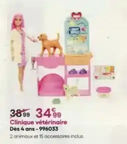 King Jouet Clinique vétérinaire dès 4 ans offre