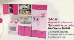 King Jouet Set cuisine de lolly dès 3 ans-706967 offre