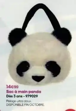 King Jouet Sac à main panda dès 3 ans-979029 offre