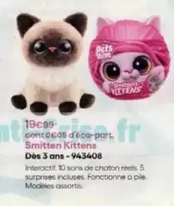 King Jouet Smitten kittens dés 3 ans-943408 offre