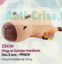 King Jouet Hug-a-lumps medium dès 3 ans-995031 offre