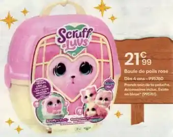 King Jouet Wash - boule de poils rose offre