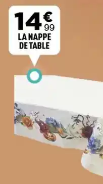 Zoé Confetti La nappe de table offre