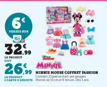 Hyper U MINNIE MOUSE Coffret fashion offre