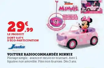 Hyper U JADA Voiture radiocommandée minnie offre