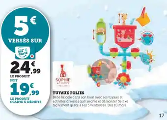 Hyper U Tuyaux folies offre