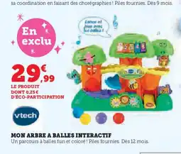 Hyper U VTECH Mon arbre a balles interactif offre