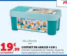 Hyper U ABRICK Coffret bb 4 en 1 offre