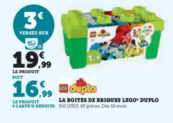 Hyper U LEGO DUPLO La boites de briques offre