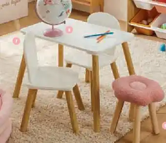 Table et 2 chaises enfant