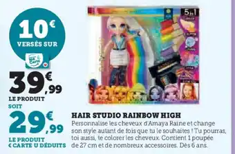 Hyper U Hair studio rainbow high offre