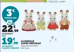 Hyper U La famille lapin chocolat offre