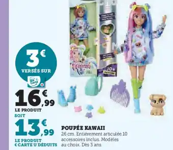 Hyper U Poupée kawaii offre