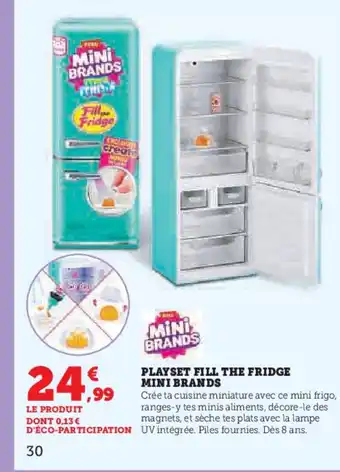 Hyper U MINI BRANDS Playset fill the fridge offre