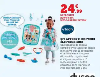 Hyper U VTECH Kit apprenti docteur électronique offre