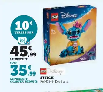 Hyper U LEGO DISNEY Stitch offre