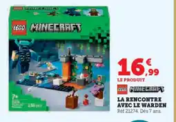 Hyper U LEGO MINECRAFT La rencontre avec le warden offre