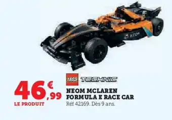 Hyper U LEGO TECHNIC Neom mclaren formula e race car offre