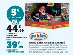 Hyper U JAKKS PACIFIC Mario kart r/c anti-gravité offre