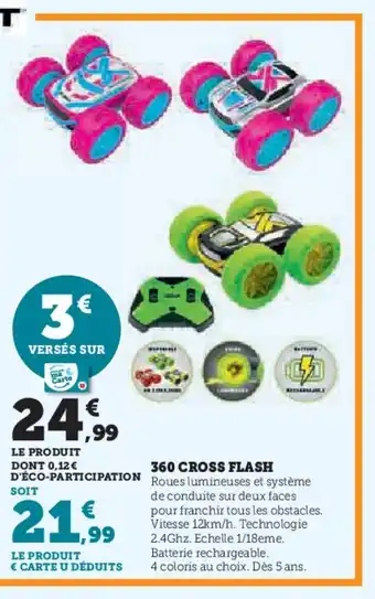 Hyper U 360 cross flash offre