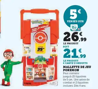Hyper U POKEMON Mallette de jeu offre