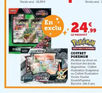 Hyper U POKEMON Coffret offre