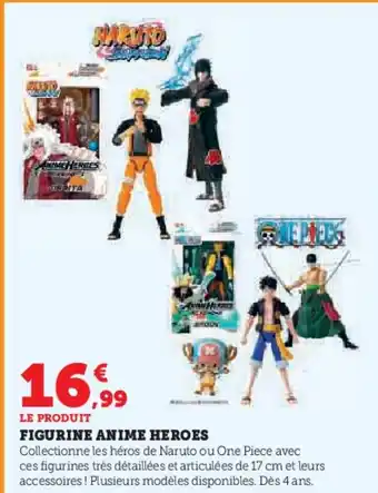 Hyper U Figurine anime heroes offre