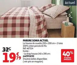 Auchan Parure sonia actuel offre