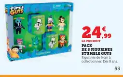 Hyper U STUMBLE GUYS Pack de 8 figurines offre