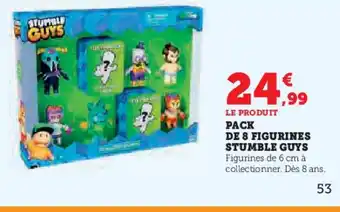 Hyper U STUMBLE GUYS Pack de 8 figurines offre